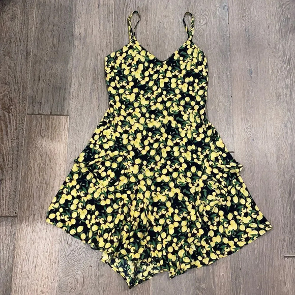 Parker Lemon print dress - Picture 2 of 5